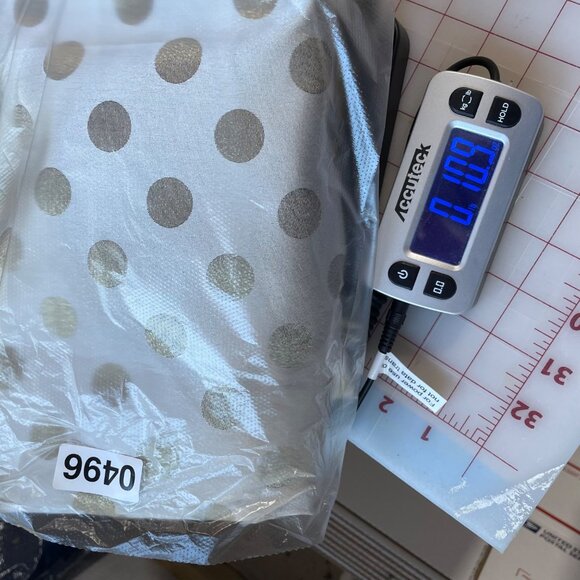 Eliza J Dress Size 8 Cream Gold Polka Dots Sheath Ruffle Neckline Party Cocktail - Picture 11 of 11